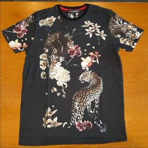 DOLCE GABBANA MEN ANIMAL PRINT TSHIRT